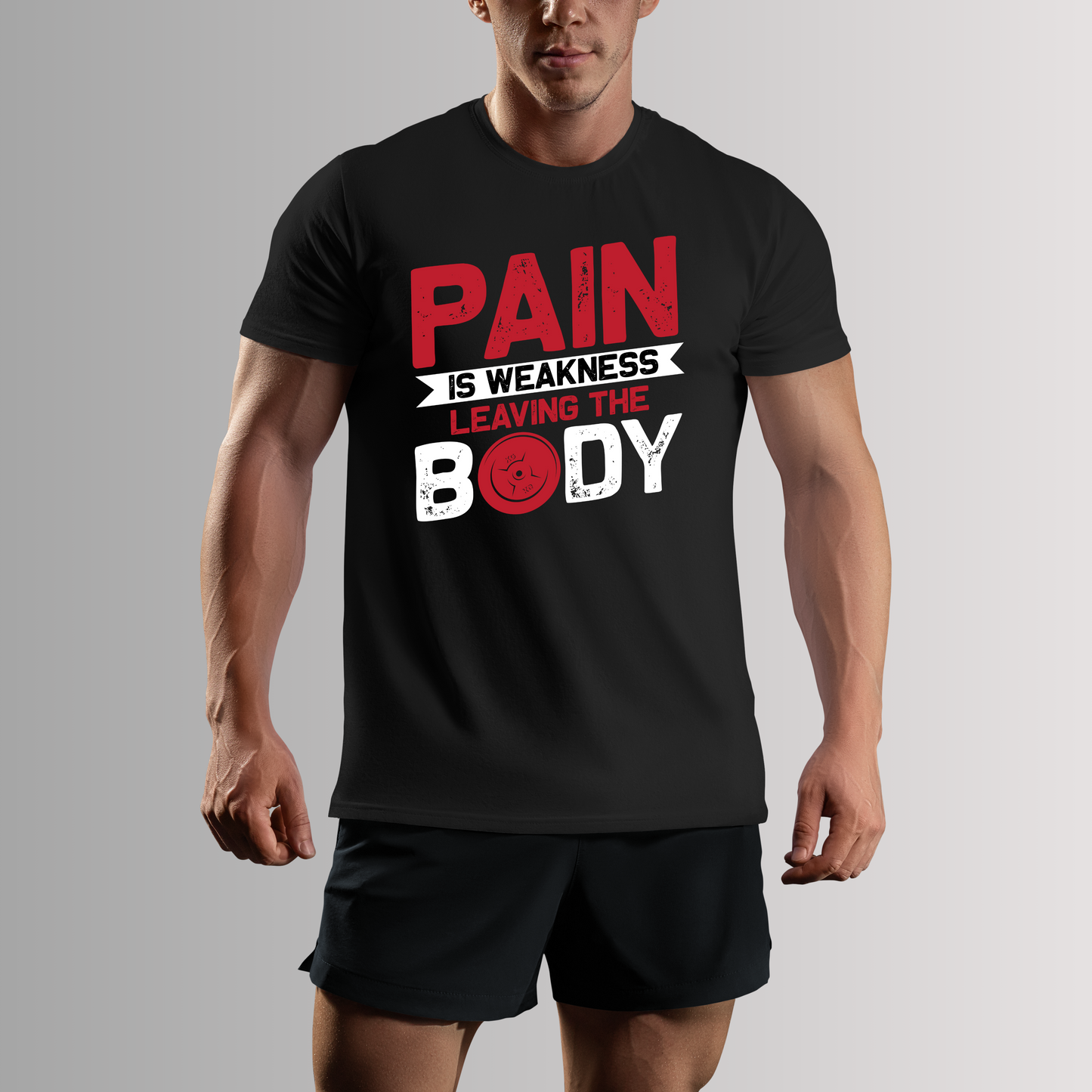 PAIN IS WEAKNESS LEAVING THE BODY T-SHIRT