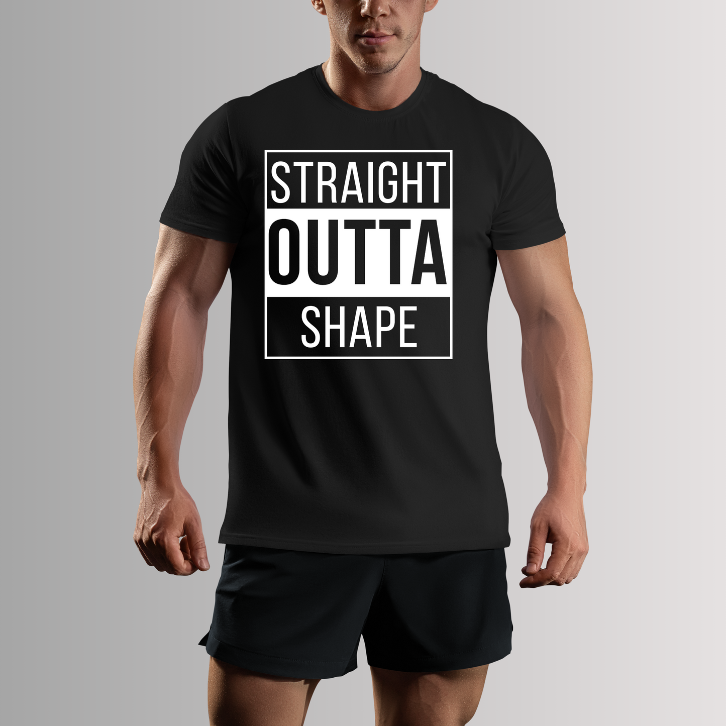 STRAIGHT OUTTA SHAPE T-SHIRT