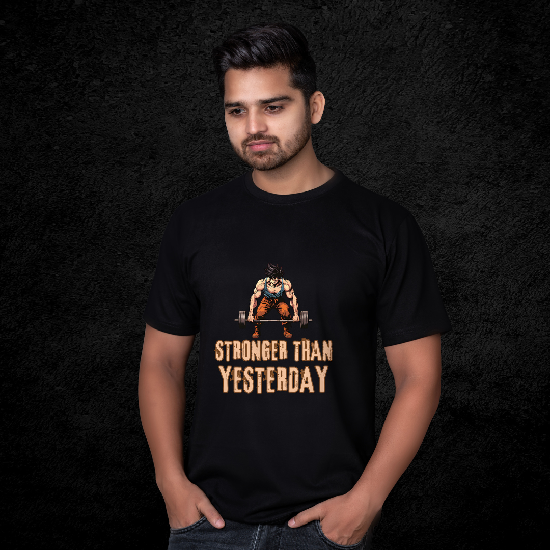 STRONGER THAN YESTERDAY T-SHIRT