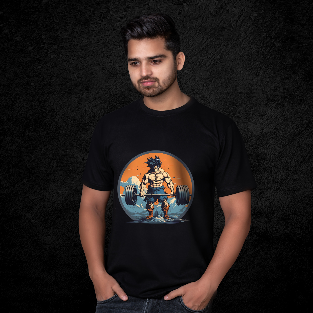 GOKU POWERLIFTING T-SHIRT