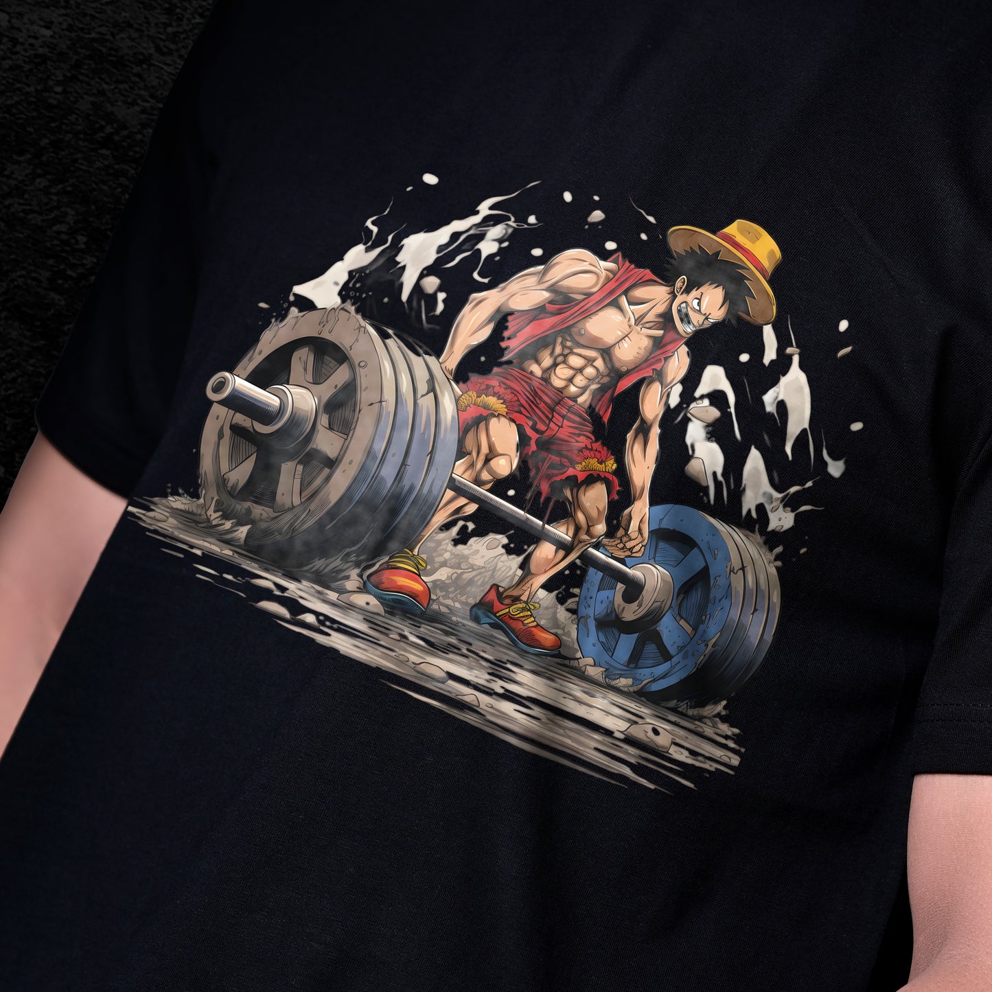 LUFFY DEADLIFTING T-SHIRT