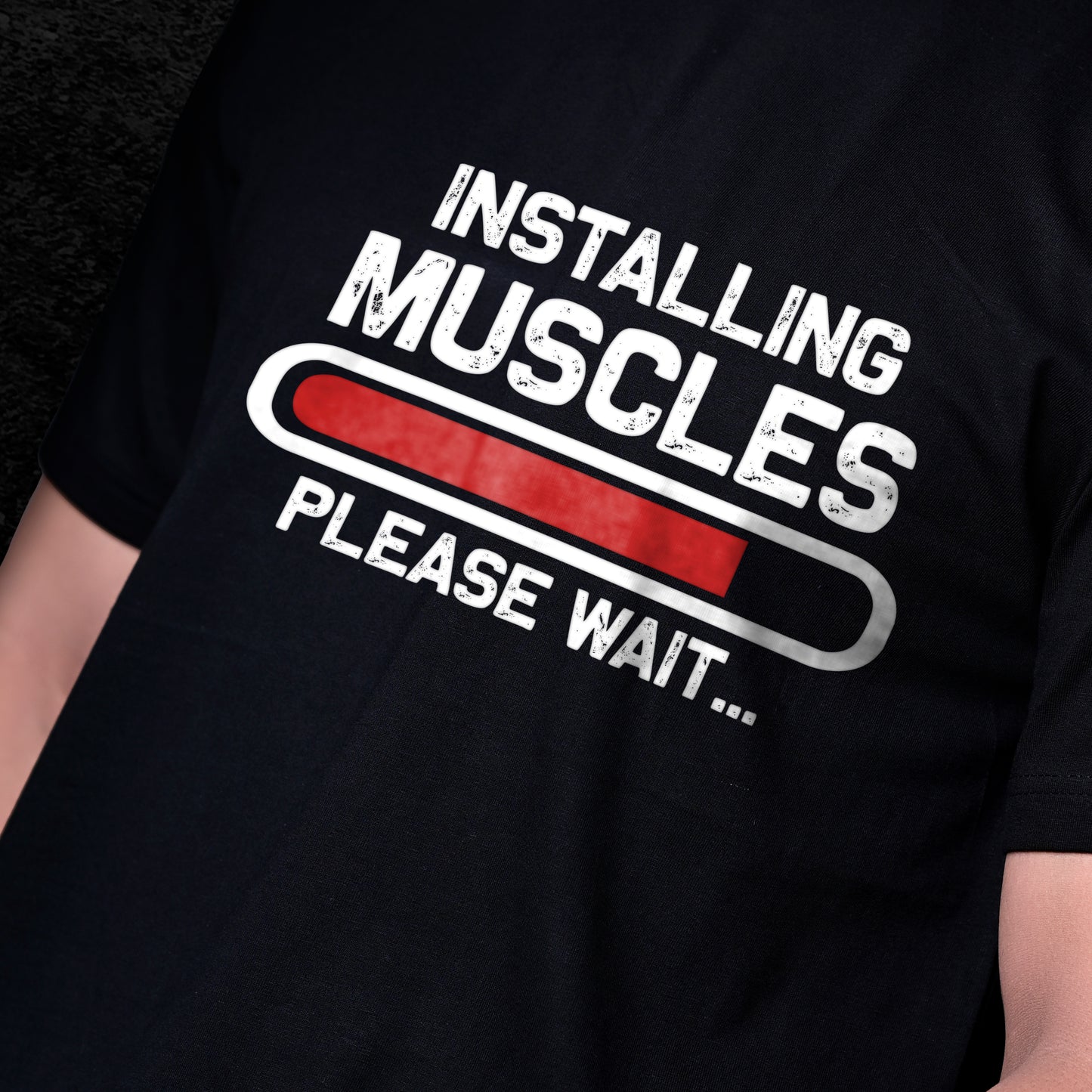 INSTALLING MUSCLES T-SHIRT