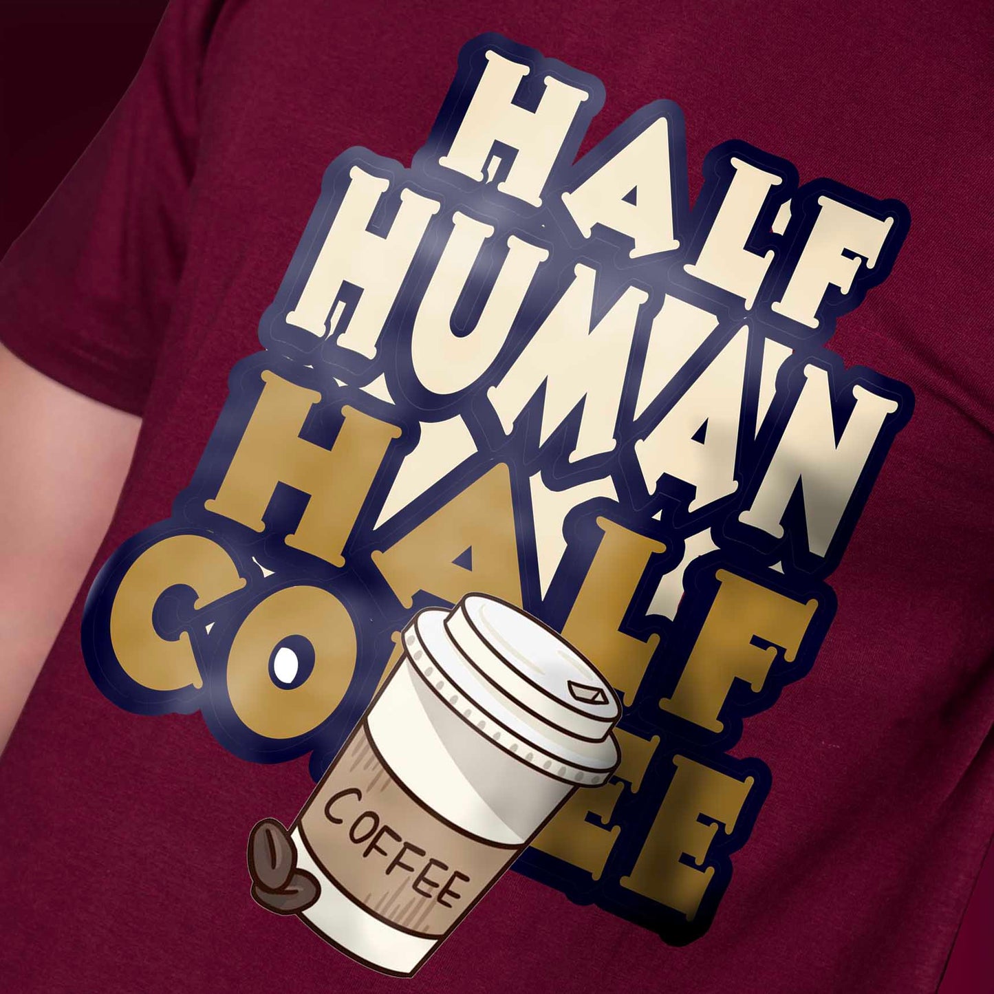 HALF HUMAN T-SHIRT