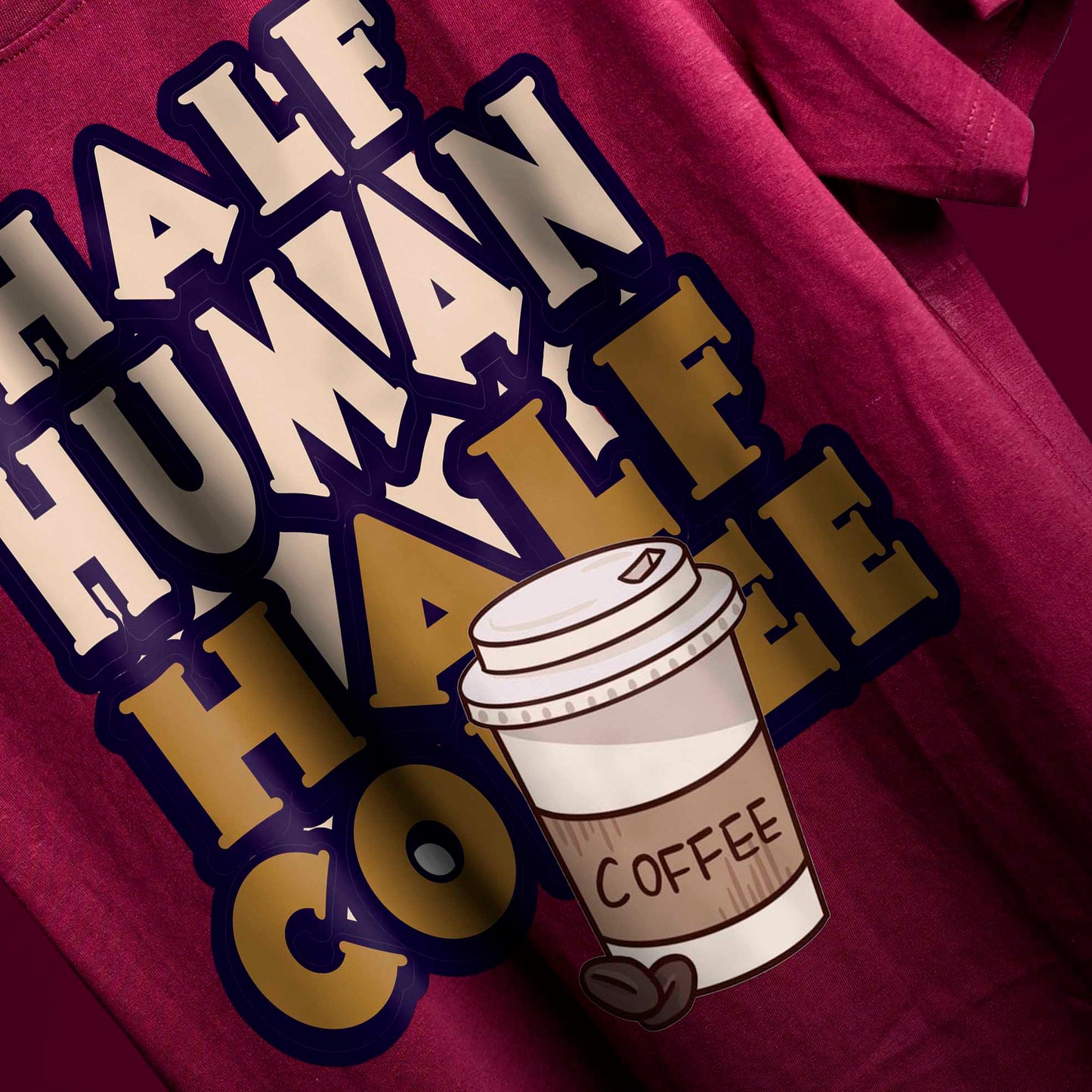 HALF HUMAN T-SHIRT