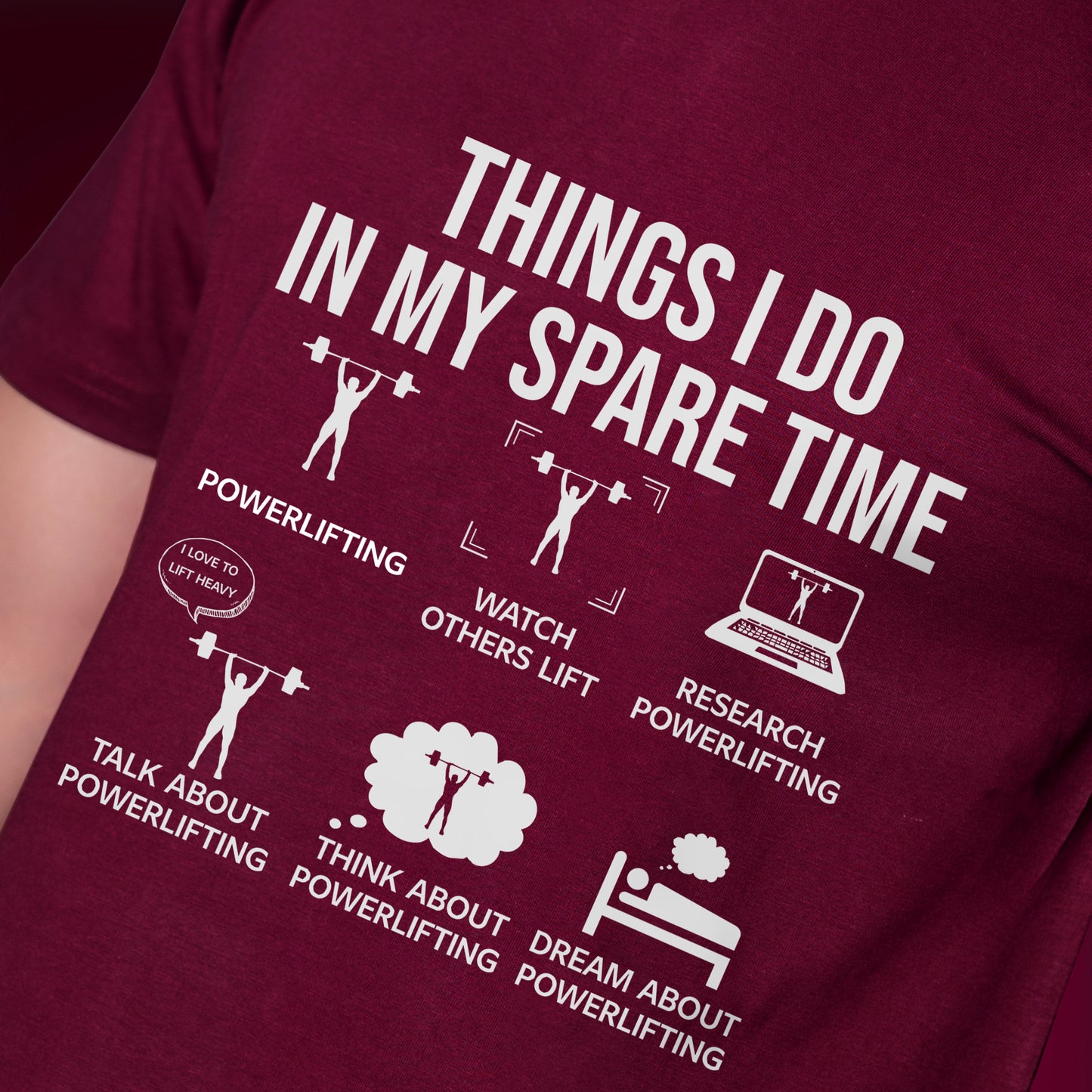 THINGS I DO IN MY SPARE TIME T-SHIRT