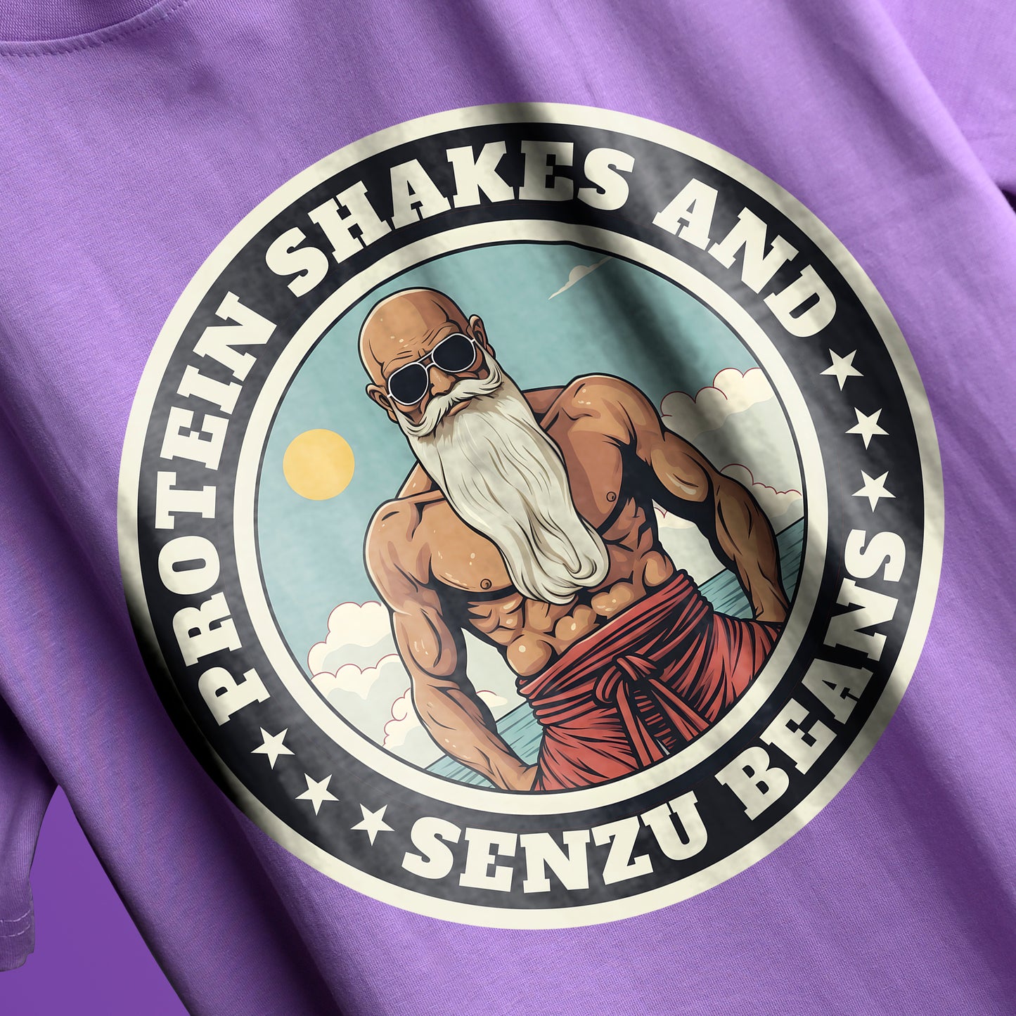 PROTEIN SHAKES AND SENZU BEANS T-SHIRT