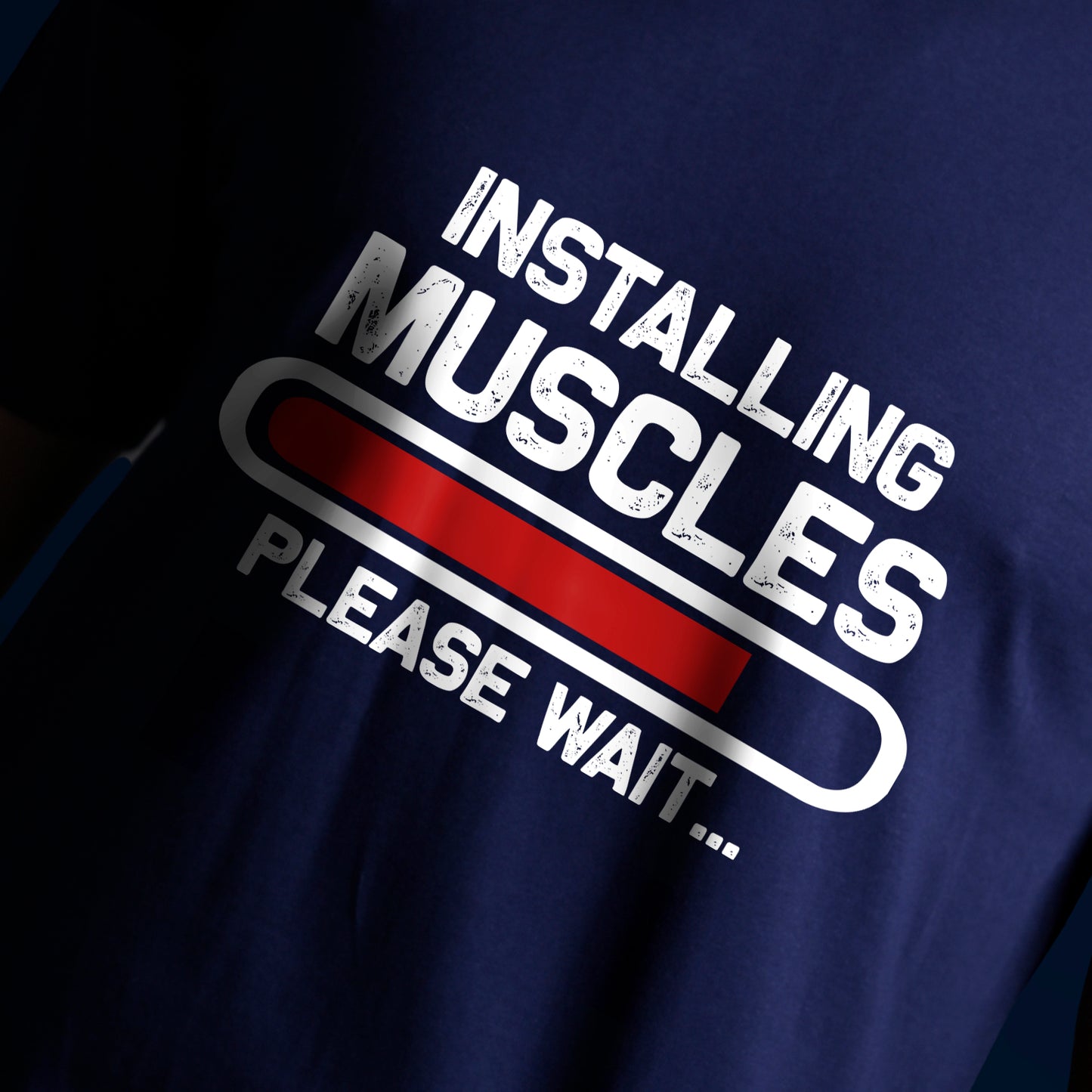 INSTALLING MUSCLES T-SHIRT