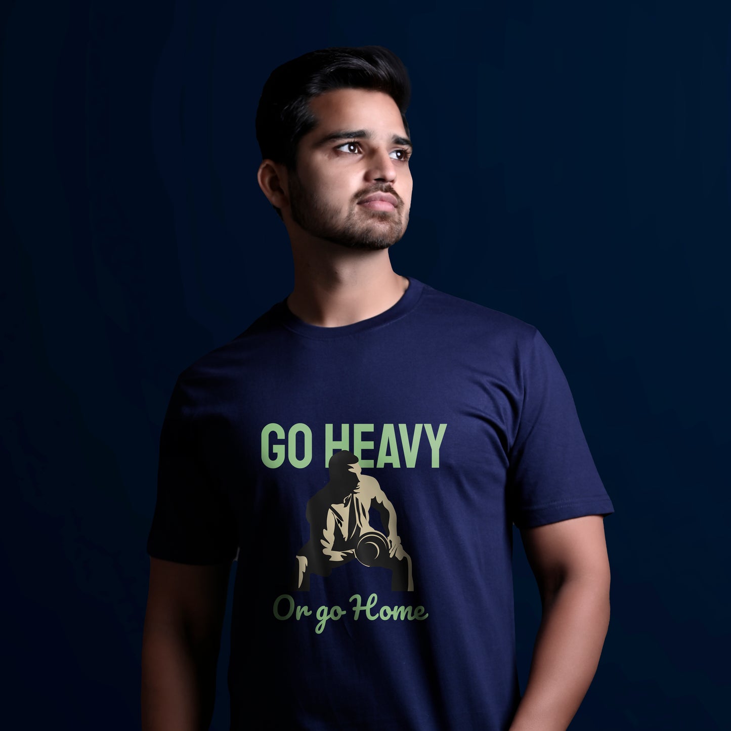 GO HEAVY OR GO HOME T-SHIRT