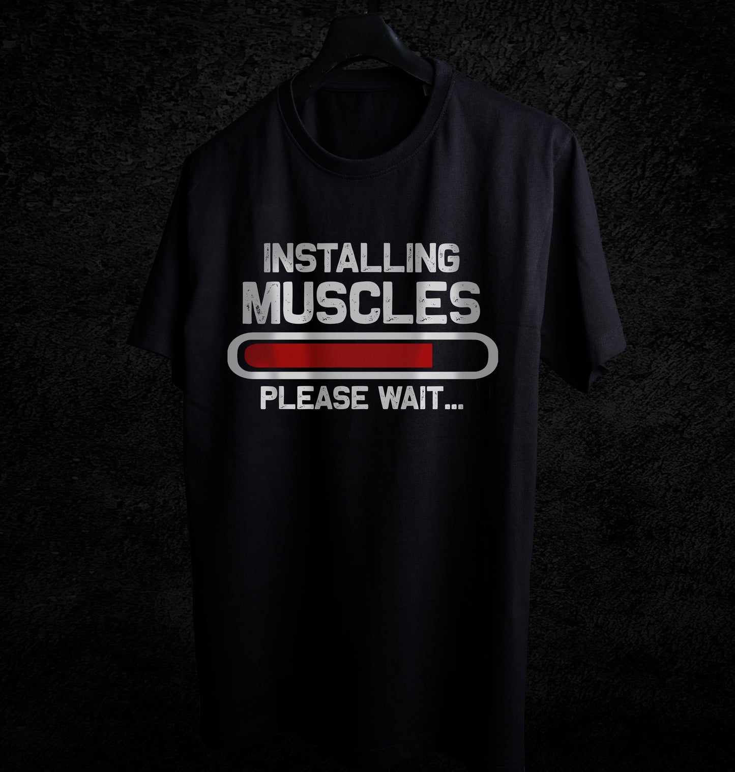 INSTALLING MUSCLES T-SHIRT