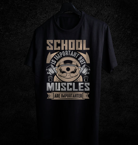 SCHOOL IS IMPORTANT T-SHIRT