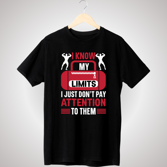 I KNOW MY LIMITS T-SHIRT