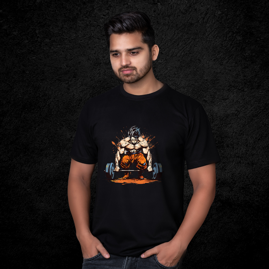 POWERED UP GOKU T-SHIRT